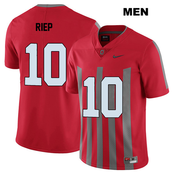 Ohio State Buckeyes Men's Amir Riep #10 Red Authentic Nike Elite College NCAA Stitched Football Jersey PI19S58SJ